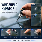 Windshield Repair Kit For Auto Glass Chips   Cracks Diy Resin Tool 3ml