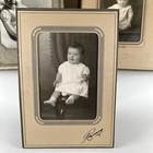 Lot Of 3 Antique Late 1800s Early 1900s Photos Portraits Infants Baby