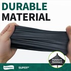 Supmedic Vinyl Disposable Exam Gloves  Latex   Powder-free  Black 100  m  