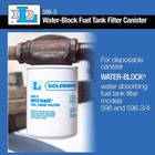 Goldenrod 596-5 Water Absorbing Fuel Filter Canister 10 Micron Replacement
