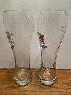 Pair Of Weihenstephan German Brewery Tall 0 5l Swirl Optic Beer Glass-excellent