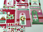  k169 Berry Sweet Love Flowers Doodlebug Scrapbook Card Kit 30pcs - A2 A6