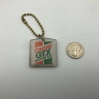 Castrol Gtx Fob Keychain Motor Oil Advertising Plastic Vintage Detachable Chain