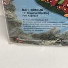 Bucilla Felt Stocking Kit 83203 Bah Humbug Christmas Santa Reindeer 18   