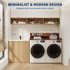 2 Tire 54  Washer Dryer Countertop Wood Laundry Topper Organizer Anti-slip Mat