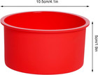 12pcs Silicone Cake Mold Baking Round Cake Molds 4 Inch Non-stick Baking Pan Kit