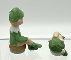 Vtg Treasure Masters Pixies Set Of 2 Made In Korea Elves Ceramic Figurines Mcm
