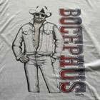 Vintage 80s Hank Williams Jr Bocephus T Shirt Very Rare Country Music Osfa