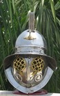 Roman Gladiator Helmet Medieval Armor Wearable Helmet