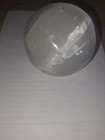 White Satin Spar Crystal Healing Sphere Ball  Clear Polished Stone