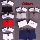 2024ssve  sace 1-4pack Greca Pattern Men s Boxer Briefs 