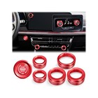 For 2024-2026 Chevy Traverse Accessories  7pcs Premium Aluminum Decorative Red