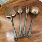Antique French Copper   Cast Iron Cooking Utensils