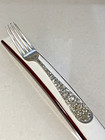 Stieff Rose   Antique Sterling Silver   Solid Individual Fork 6 7 8  In