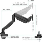 Heavy Duty Ultrawide Monitor Arm For 13   49  Screens  Adjustable Desk Mount