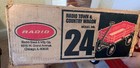 Vintage Radio Steel Town   Country Wagon Model 24 W  Original Box Wood Sides