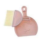 Dust Pan And Broom dustpan Small Dustpan Brush Kit  Multifunctional Pink 