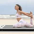 Costway 10ft Air Track Inflatable Gymnastics Tumbling Mat Pad W  Pump  