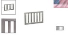 Lightweight Toddler Bed Conversion Kit In Cottage Grey - Fits Multiple Cribs