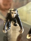 Vintage Bone China Miniature Chimpanzee Monkey Ape Family Figurine Set Japan Mcm