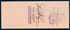 1891 Toronto Bank  Toronto  Kansas Check  Liberty Vignette  Vf