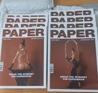 Kim Kardashian Nude Paper Magazine Break The Internet Both Covers 2014 Rare 