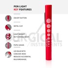 Disposable Penlights Diagnostic Ent Emergency Medical - Assorted Colors 60 Pcs