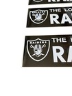 Vintage 80s 90s Nfl The Los Angeles Raiders Team Logo Bumper Stickers Lot Of 3