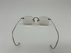 Vtg  Ao American Optical 1 10 12k Gold Filled Women s Rimless Eye Glasses W case