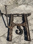 Vintage Industrial Cast Iron Table Base   Cast Iron Tables Legs  No Postage
