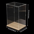 Clear Acrylic Display Case Dustproof Box Action Figures Showcase Collectible Box