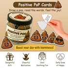Positive Poo Affirmation Jar     60 Funny Affirmation Cards  Uplifting Daily