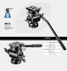 Leofoto Bv-1r Mini Fluid Head Tripod Head With Panoramic Clamp   Qr Plate