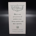 1935 Bat Cinema Celebrities  32 Elizabeth Allen Rare Tobacco Cigarette Card