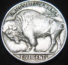 Full Horn Original Better Date 1917-p Buffalo Nickel 5   Free Shipping  Kw80mj