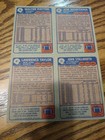 1985 Topps Football Box Bottom Panel Walter Payton Montana Lt Stallworth