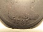 1798 Draped Bust Large Cent Style 1 Hair