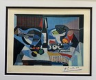 Pablo Picasso 1948 Rare Signed Vintage Print Framed Classic Art Decor