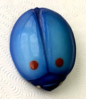 Arita Porcelain Realistic Ladybug Insect Scarab Button- Back Mark