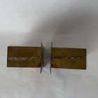 Vintage Solid Brass Bookends Art Deco Style Hollywood Regency