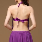Belly Dance Costume Sequin Fringe Top Bra Tassels Hip Scarf Waist Belt Dancewear