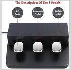 3-pedal For Digital Keyboard Piano  Three Pedal Unit For Yamaha Electric Pianos