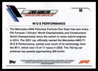 2021 Topps Chrome Formula 1 Lewis Hamilton Mercedes-amg Petronas F1  96