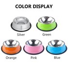 Stainless Steel Pet Bowl Dog Cat Non Slip Large Water Food Bowl Feeder Dish