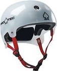 Pro-tec Bucky Lasek Classic Translucent White Skate Helmet -  x-large 