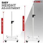 5core Speaker Stand 2pcs Heavy Duty Adjustable 61  Dj Pa Stands 35mm W Wheels
