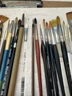 23 Watercolor Brushes  Used Once If At All- Quality  Brushes