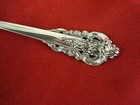 Grande Baroque Wallace Sterling Silver Custom Made Condiment Relish Spoon 