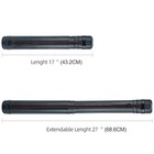  Small Poster Tube Storage 17    To 27    Extendable For Documents 1 Pack-black