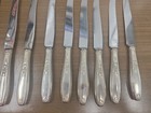9  Vintage 1847 Rogers Bros Ambassador Silverplate Dinner Knives  1919 Is